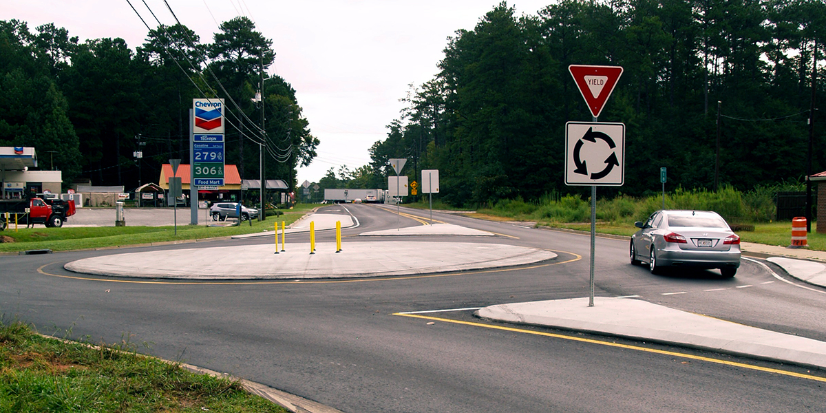 CHA's Mini Roundabout Project Wins APWA Georgia Transportation Project ...